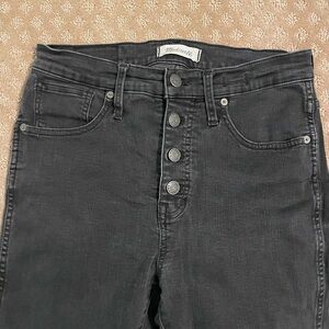 Madewell Women's Charcoal High Rise Jeans